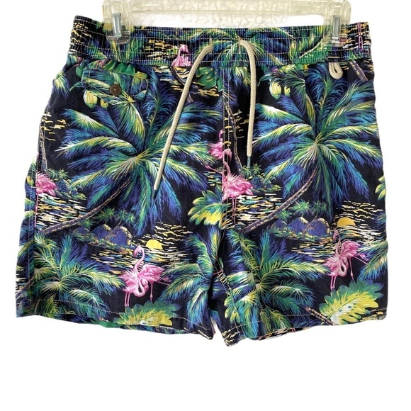 Polo Ralph Lauren Tropical Print Swim Trunks - Picture 1 of 7